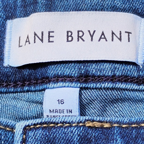 Lane Bryant Skinny Blue Jeans with Comfortable Stretch - Picture 6 of 8
